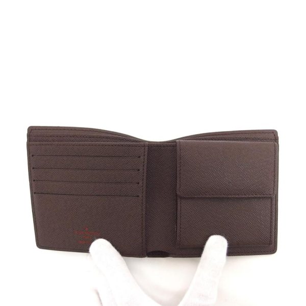 23382 4 Louis Vuitton Marco Damier Wallet Brown