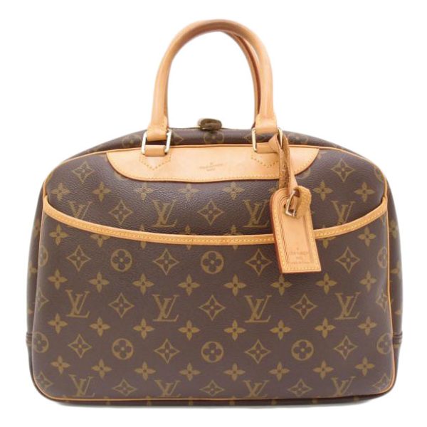 23404 1 Louis Vuitton Bowling Vanity Bag Monogram Brown