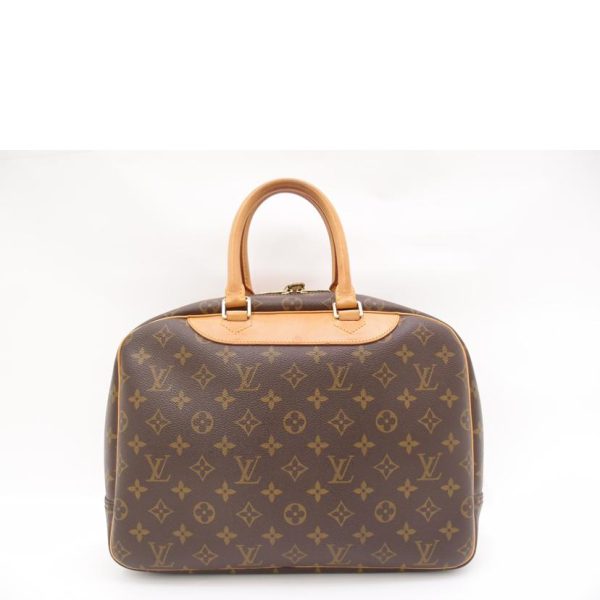 23404 2 Louis Vuitton Bowling Vanity Bag Monogram Brown