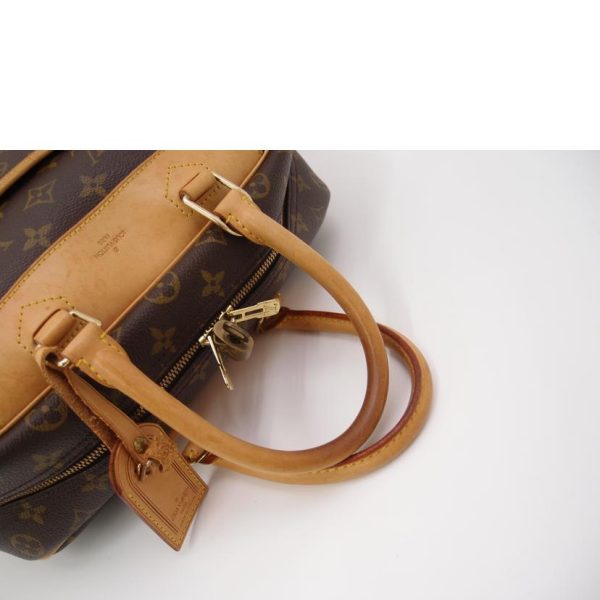 23404 4 Louis Vuitton Bowling Vanity Bag Monogram Brown