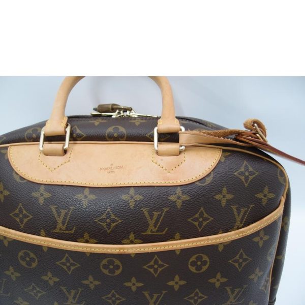 23404 6 Louis Vuitton Bowling Vanity Bag Monogram Brown