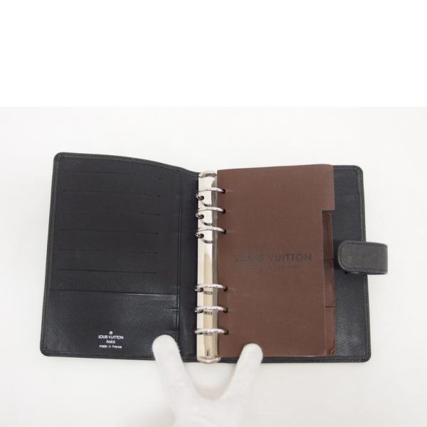 23511 4 Louis Vuitton Agenda Taiga Planner Black