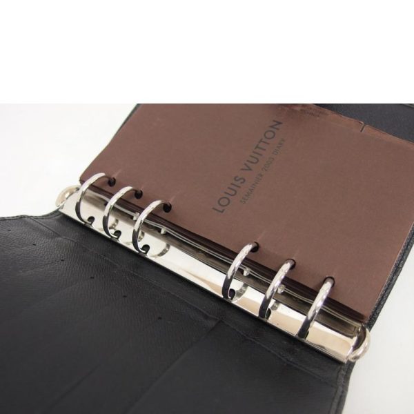 23511 5 Louis Vuitton Agenda Taiga Planner Black