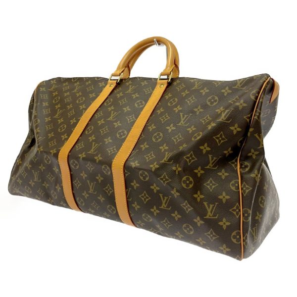 235428 3 LOUIS VUITTON Monogram PVC Keepall Boston Bag Brown