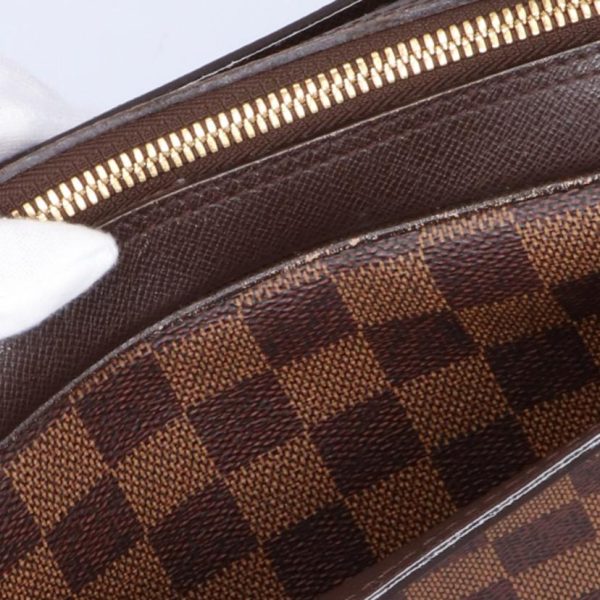 23710 6 Louis Vuitton Triana Bag Damier Brown