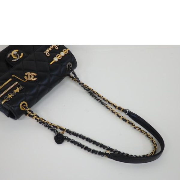 23728 4 Chanel Small Flap Chain Shoulder Bag Black