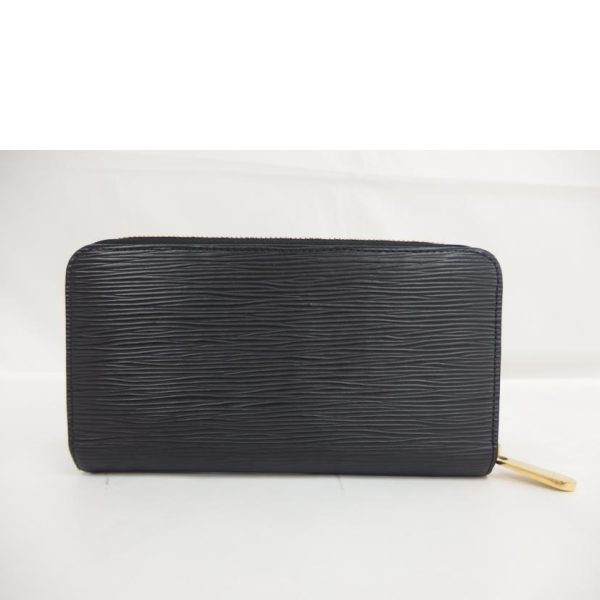 23763 2 Louis Vuitton Zippy Wallet Noir Gold