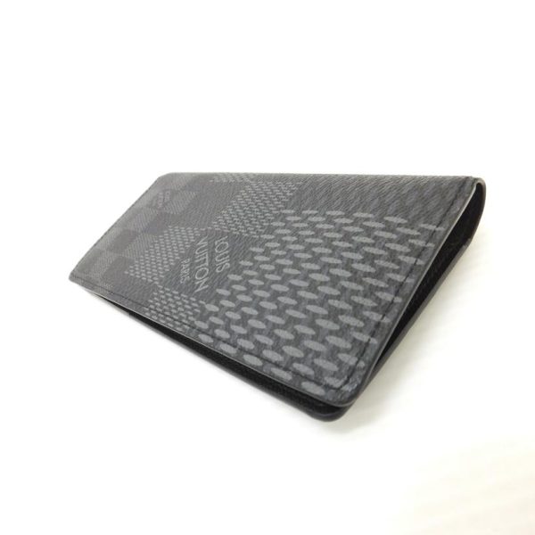 23788 3 Louis Vuitton Portefeuille Braza Wallet Damier Graphite