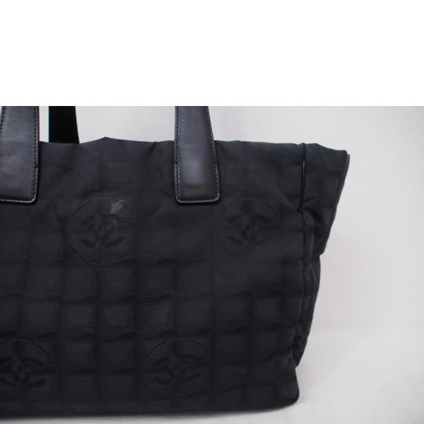 23820 7 Chanel New Travel Line Tote Black