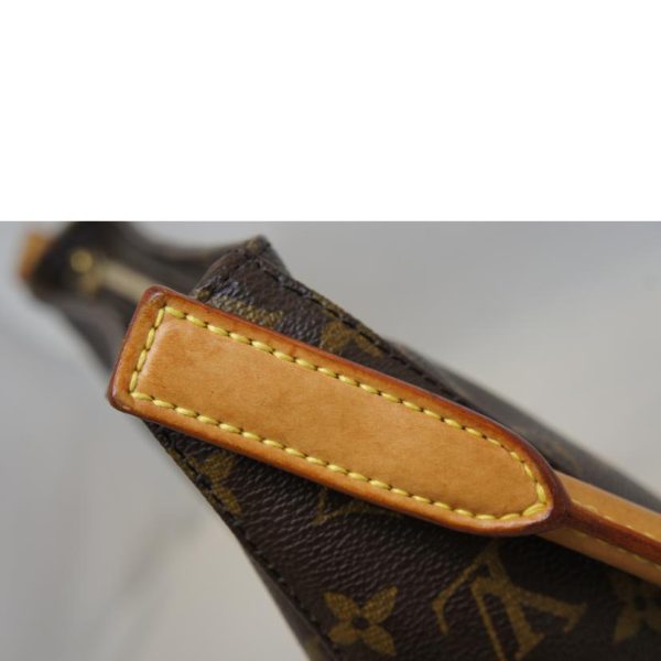 23855 5 Louis Vuitton Looping Monogram Shoulder Bag Brown