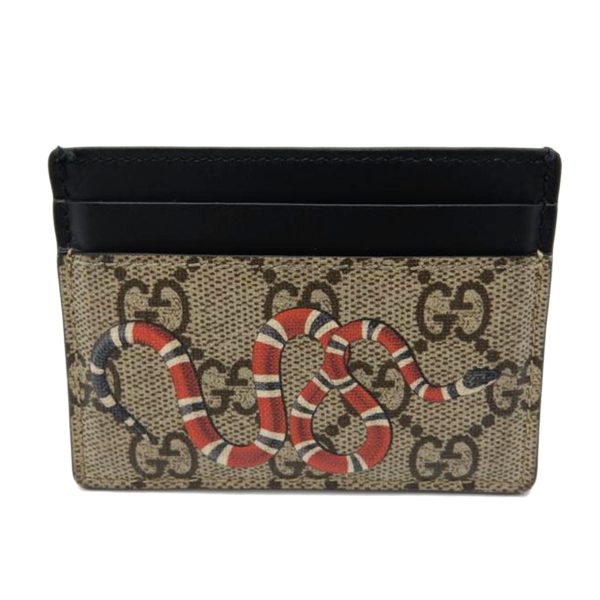 23865 1 Gucci Snake Print Card Case