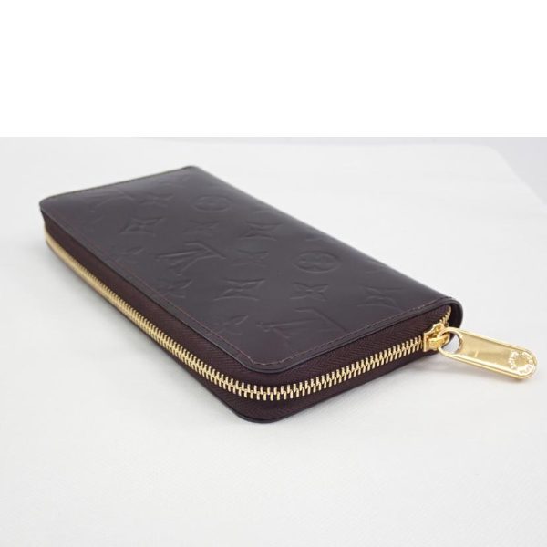 23941 3 Louis Vuitton Zippy Wallet Vernis Handbag Monogram