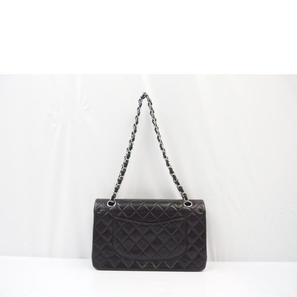 23978 2 Chanel Matelasse Chain Shoulder Bag Black