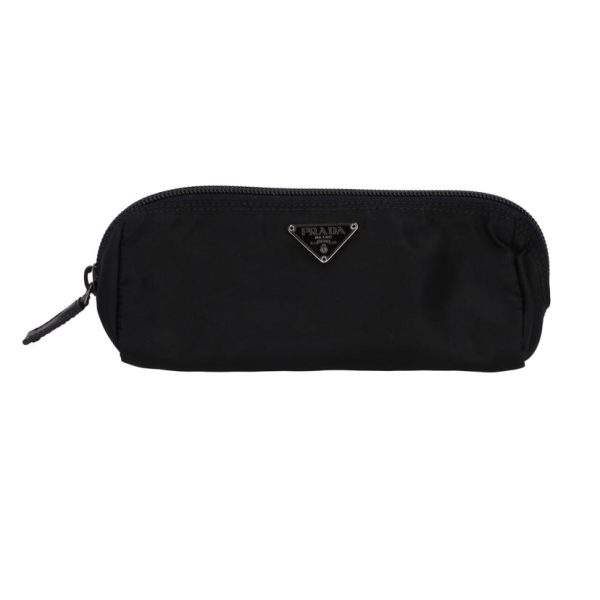 23981 1 Prada Triangle Multi Pouch Bag Black