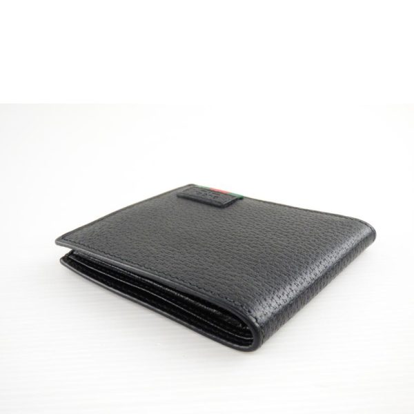 23998 3 Gucci 2 Fold Wallet Black