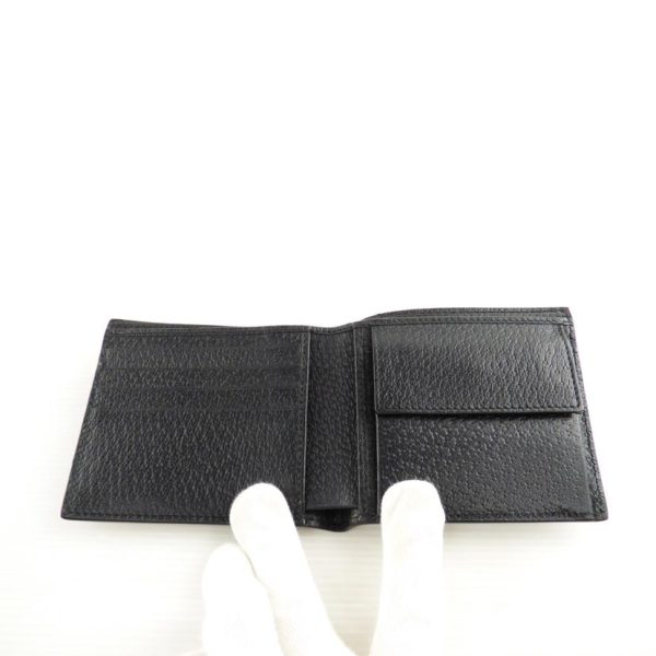 23998 4 Gucci 2 Fold Wallet Black