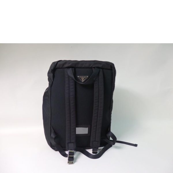 24002 2 PRADA Prada Backpack Nylon Bag Black