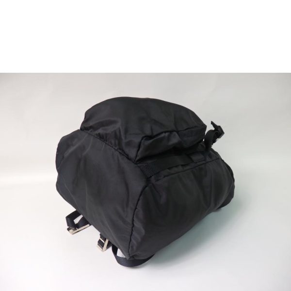 24002 3 PRADA Prada Backpack Nylon Bag Black