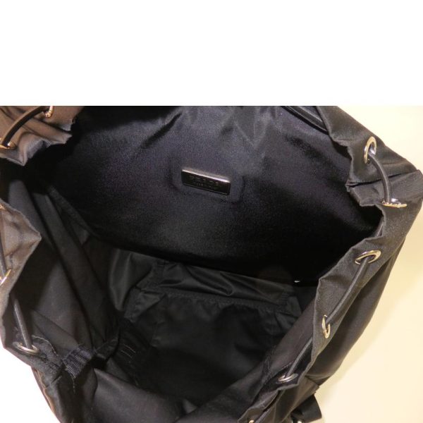 24002 4 PRADA Prada Backpack Nylon Bag Black