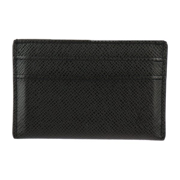 2401023007009 1 Louis Vuitton Porto Cult Double Card Case Black