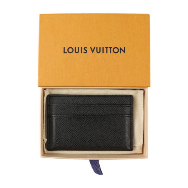 2401023007009 8 Louis Vuitton Porto Cult Double Card Case Black