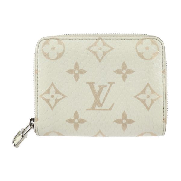 2401023007011 1 Louis Vuitton Zippy Coin Purse Monogram White