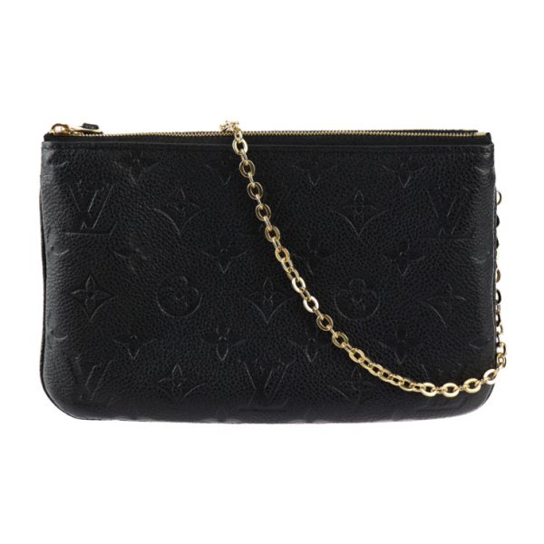 2401023007014 1 Louis Vuitton Pochette Zip Shoulder Bag Black