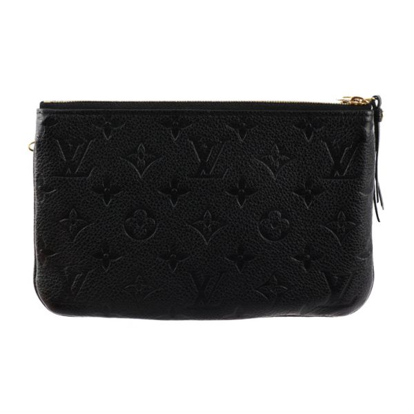 2401023007014 3 Louis Vuitton Pochette Zip Shoulder Bag Black