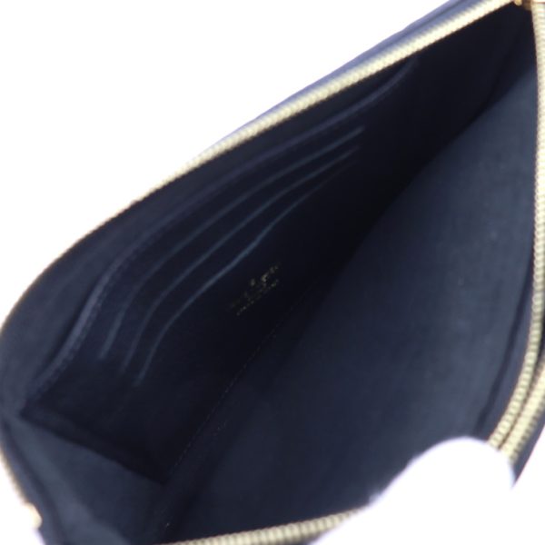 2401023007014 7 Louis Vuitton Pochette Zip Shoulder Bag Black