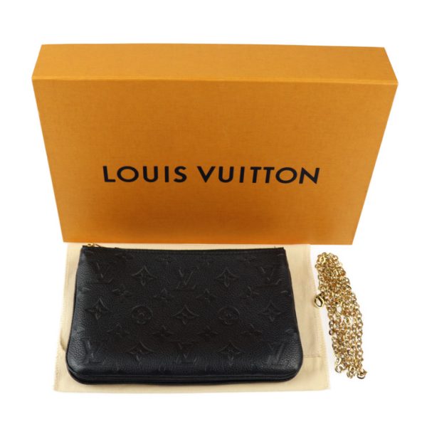 2401023007014 9 Louis Vuitton Pochette Zip Shoulder Bag Black