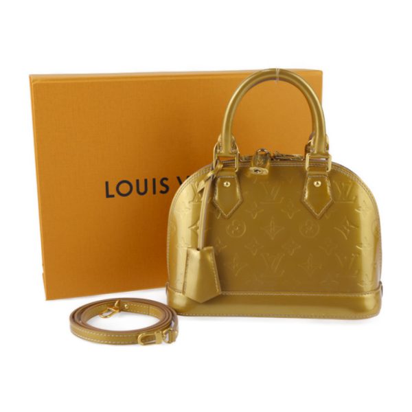 2401043007007 10 Louis Vuitton Alma BB Vernis Handbag Mordre