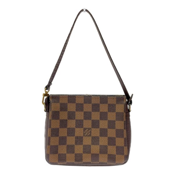 240179 1 LOUIS VUITTON Damier PVC Truth Makeup Pouch Brown