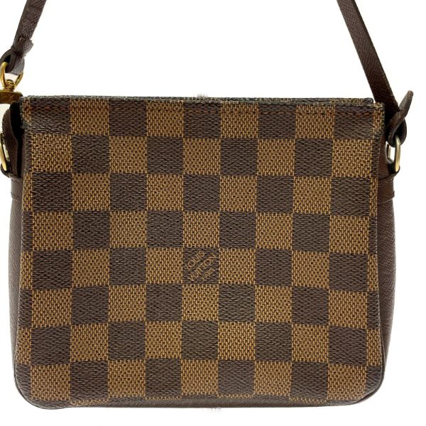 240179 4 LOUIS VUITTON Damier PVC Truth Makeup Pouch Brown