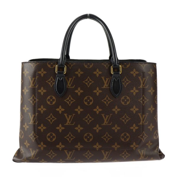 2402053007003 3 Louis Vuitton Flower Tote Handbag Brown Black