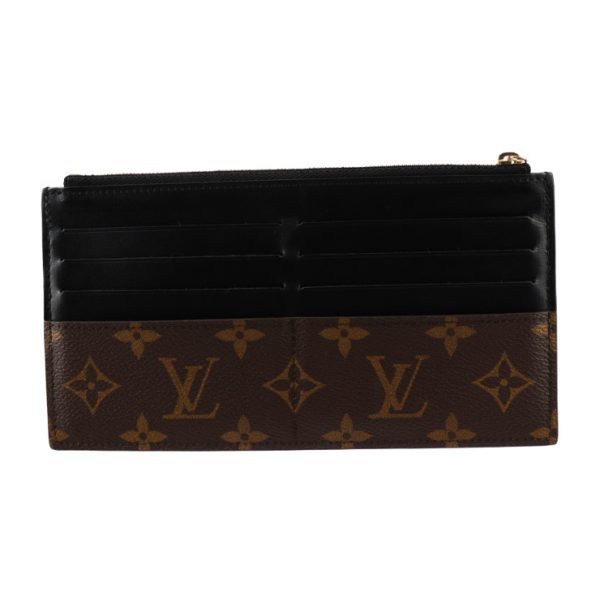 2403033008012 3 Louis Vuitton Slim Purse Long Wallet Brown Black