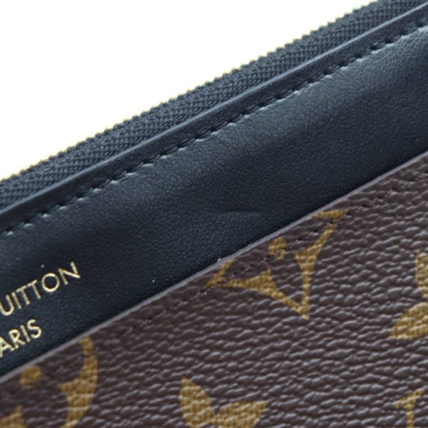 2403033008012 6 Louis Vuitton Slim Purse Long Wallet Brown Black