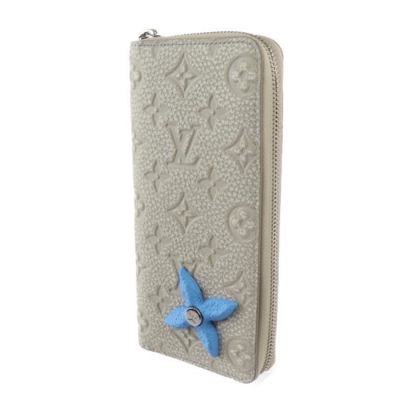 2403033008013 2 Louis Vuitton Zippy Climbing Wallet White Blue