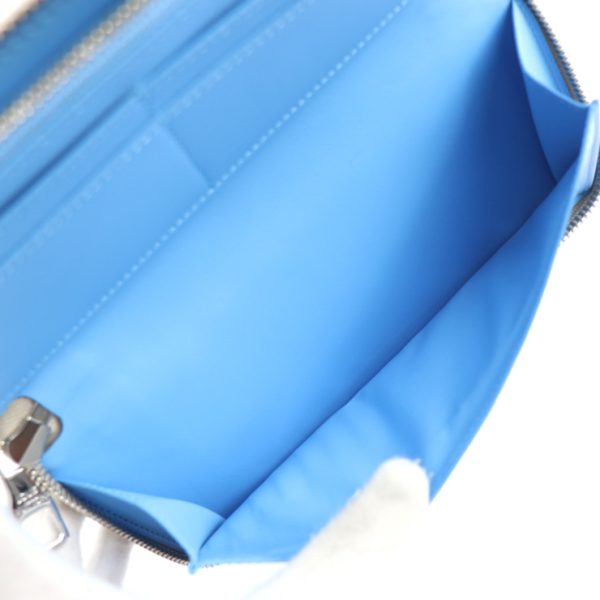 2403033008013 7 Louis Vuitton Zippy Climbing Wallet White Blue