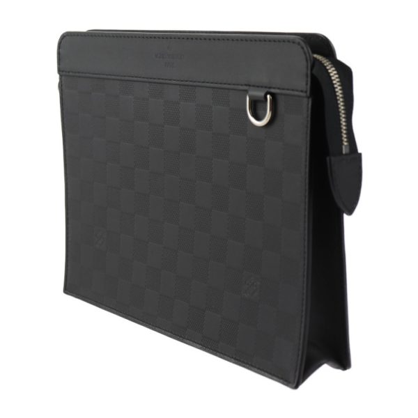 2403063007010 2 Louis Vuitton Stand Pouch Damier Bag Onyx