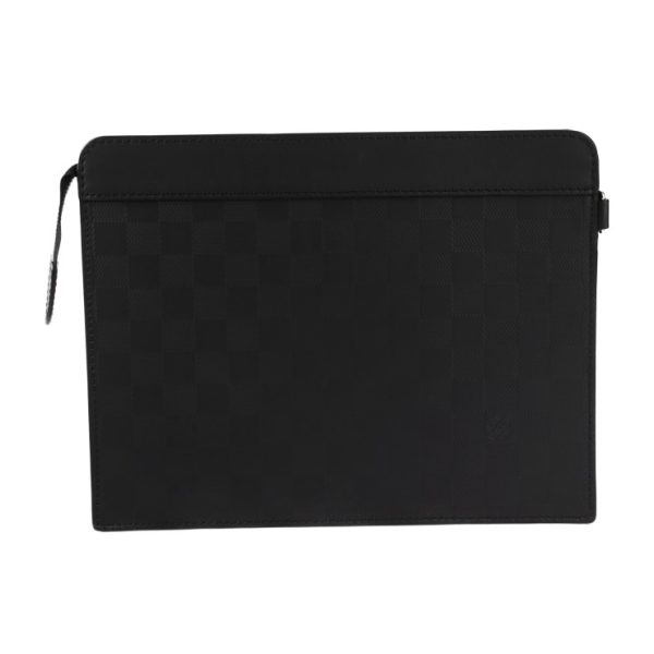 2403063007010 3 Louis Vuitton Stand Pouch Damier Bag Onyx