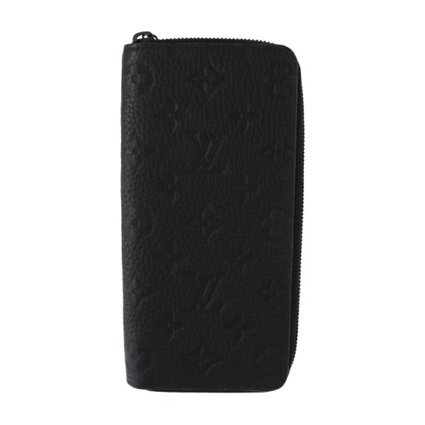 2404023008032 1 Louis Vuitton Zippy Vertical Long Wallet Black