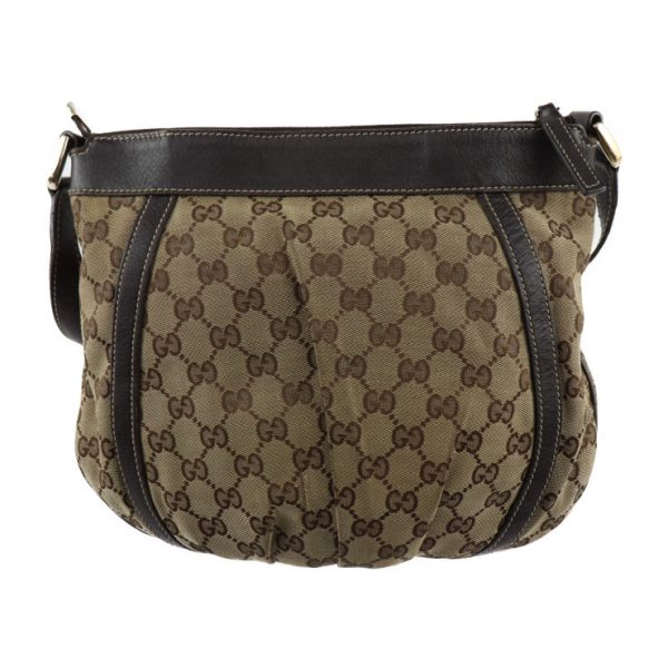 2404033001028 3 Gucci Abbey GG Canvas Shoulder Bag Beige Brown