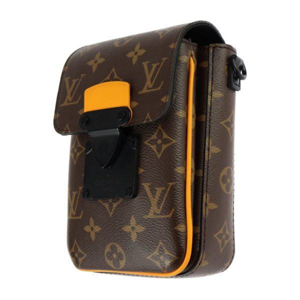 2404043007018 3 Louis Vuitton S Lock Wearable Wallet Brown Black