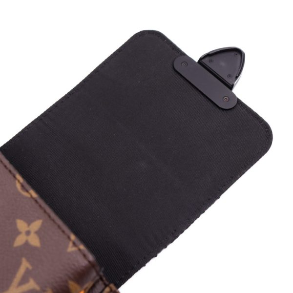 2404043007018 9 Louis Vuitton S Lock Wearable Wallet Brown Black