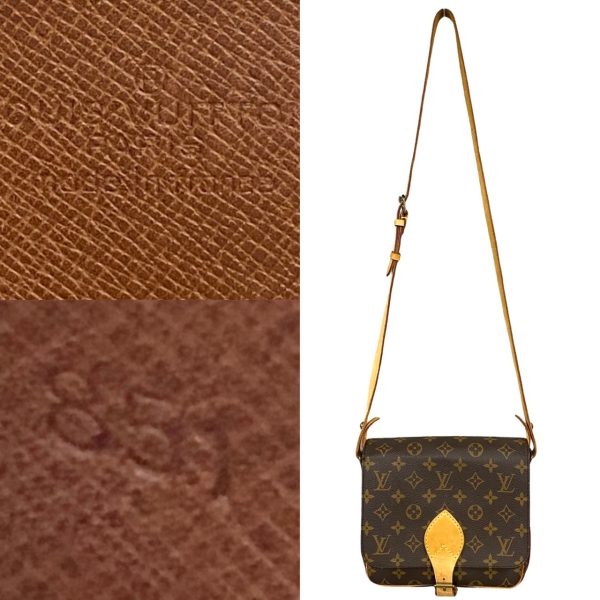 240615kma113 5 4 Louis Vuitton Cartesier Monogram Leather Shoulder Bag Brown