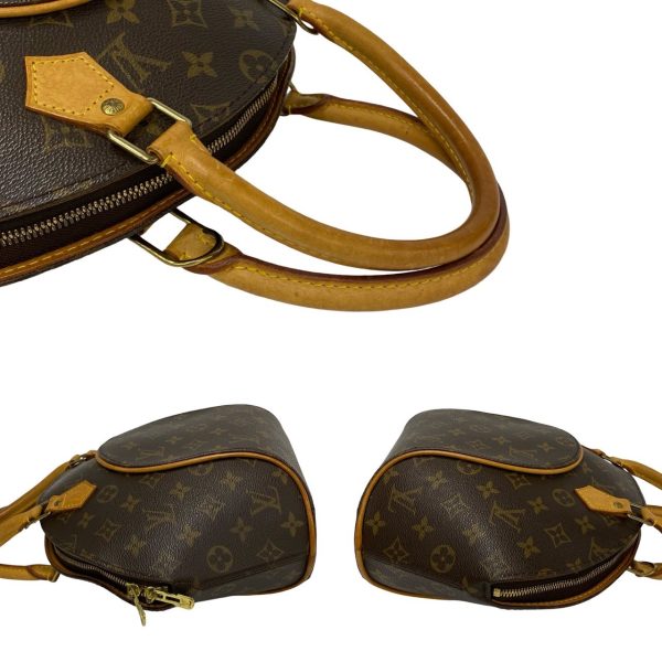 240615kma159 8 6 Louis Vuitton Ellipse PM Monogram Leather Mini Tote Bag Brown