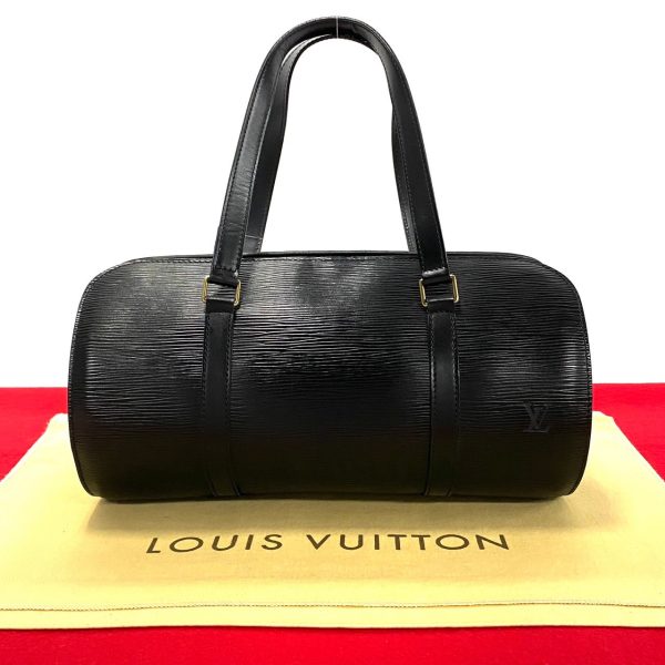 240615kma328 3 1 Louis Vuitton Soufflo Epi Leather Mini Boston Bag Black