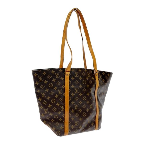 240801 2 LOUIS VUITTON Monogram PVC Sack Shopping Shoulder Bag Brown