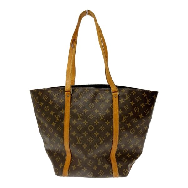 240801 5 LOUIS VUITTON Monogram PVC Sack Shopping Shoulder Bag Brown