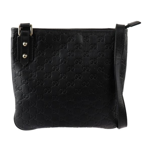 2408023007055 1 Gucci Guccisima Shoulder Bag Leather Black